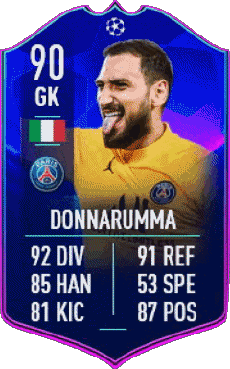 Multi Média Jeux Vidéo F I F A - Joueurs Cartes Italie Gianluigi Donnarumma 
