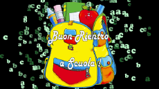 Messages Italien Buon Rientro a Scuola Fond Animé 001 