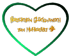 Messages German Herzlichen Glückwunsch zum Muttertag 01 