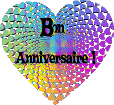 Nachrichten Französisch Bon Anniversaire Coeur 013 