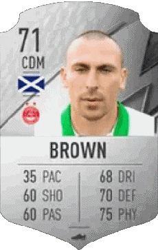 Multimedia Videogiochi F I F A - Giocatori carte Scozia Scott Brown 