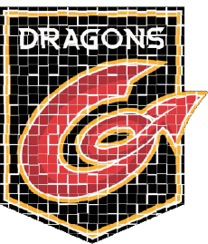 Sports Rugby Club Logo Pays de Galles Dragons 