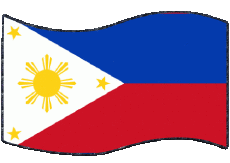 Bandiere Asia Filippine Rettangolo 