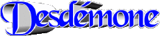 First Names FEMININE - France D Desdémone 