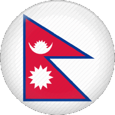 Fahnen Asien Nepal Runde 