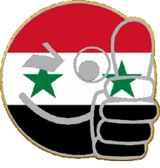 Banderas Asia Siria Smiley - OK 