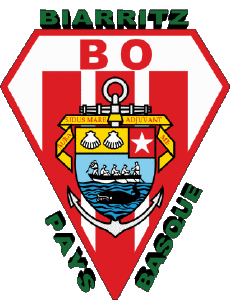 2007-2009-Deportes Rugby - Clubes - Logotipo Francia Biarritz olympique Pays basque 2007-2009
