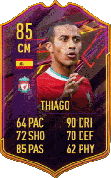 Multimedia Videospiele F I F A - Karten Spieler Spanien Thiago Alcântara 