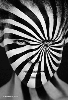 Humour - Fun 3D Effets Stéreoscopique Wiggle avec Matrice 