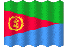 Flags Africa Eritrea Waving 