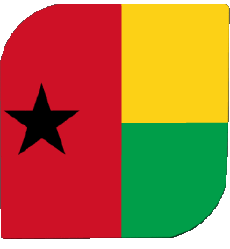 Drapeaux Afrique Guinée Bissau Carré 