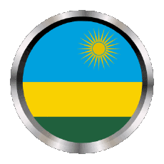 Bandiere Africa Ruanda Rotondo - Anelli 