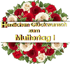 Mensajes Alemán Herzlichen Glückwunsch zum Muttertag 013 
