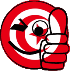 Banderas África Túnez Smiley - OK 