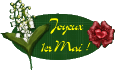 Messages Français 1er Mai Joyeux 