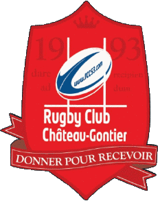 Sports Rugby Club France Logo Dept 53 RC Château-Gontier 