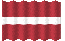 Banderas Europa Letonia Ondulación 