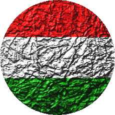 Flags Europe Hungary Round 