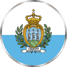 Fahnen Europa San Marino Runde 