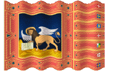 Drapeaux Europe Italie Vénétie Ondulation 