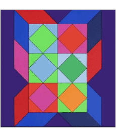 Humor -  Fun Artists Painter Victor Vasarely 