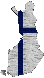 Bandiere Europa Finlandia Carta Geografica 