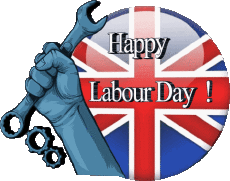 Messages English Happy Labour Day U.K 