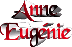 Nombre FEMENINO - Francia A Compuesto Anne Eugénie 