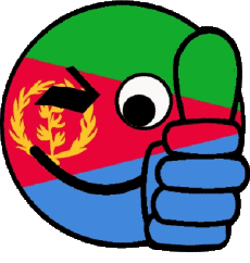 Flags Africa Eritrea Smiley - OK 