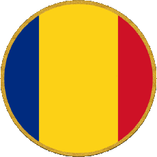 Drapeaux Europe Roumanie Rond 