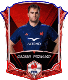Sport Rugby - Spieler Frankreich Team 2025 Damian PENAUD 