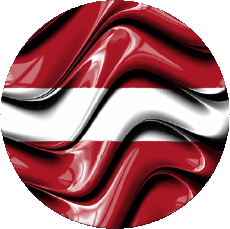 Flags Europe Latvia Round 