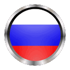 Fahnen Europa Russland Rund - Ringe 