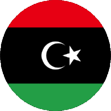Bandiere Africa Libia Tondo 