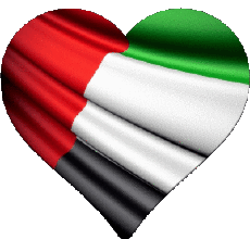 Flags Asia United Arab Emirates Heart 