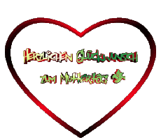 Messages German Herzlichen Glückwunsch zum Muttertag 01 