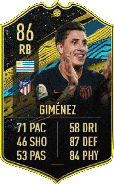 Multimedia Vídeo Juegos F I F A - Jugadores  cartas Uruguay José María Giménez 