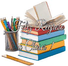 Messages Espagnol Feliz Regreso a Clases Fond Transparent 006 