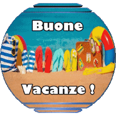 Messages Italian Buone Vacanze Transparent Background 02 