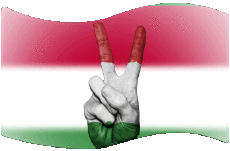 Bandiere Europa Ungheria Rettangolo 