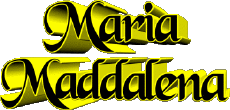 First Names FEMININE - Italy M Composed Maria Maddalena 