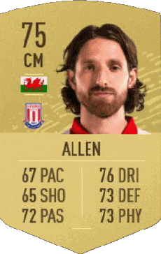 Multimedia Videogiochi F I F A - Giocatori carte Galles Joe Allen 