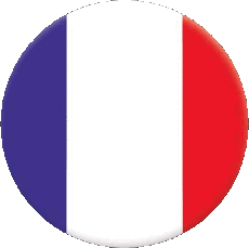 Fahnen Europa Frankreich National Runde 