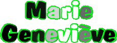 Nombre FEMENINO - Francia M Compuesto Marie Geneviève 