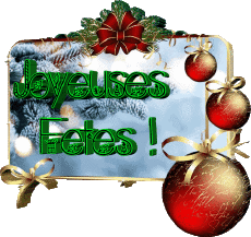Messages French Joyeuses Fêtes (Noël) Serie 15 