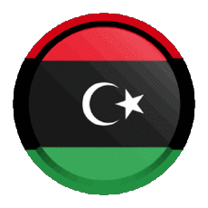 Fahnen Afrika Libyen Rund - Ringe 