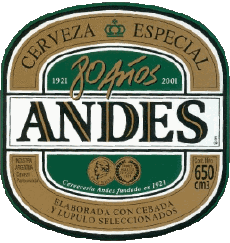 Drinks Beers Argentina Andes Cerveza 