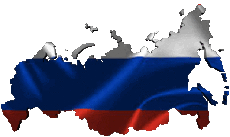 Banderas Europa Rusia Mapa 