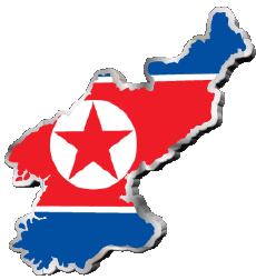 Banderas Asia Corea del Norte Diverso 