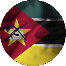Bandiere Africa Mozambico Rond 